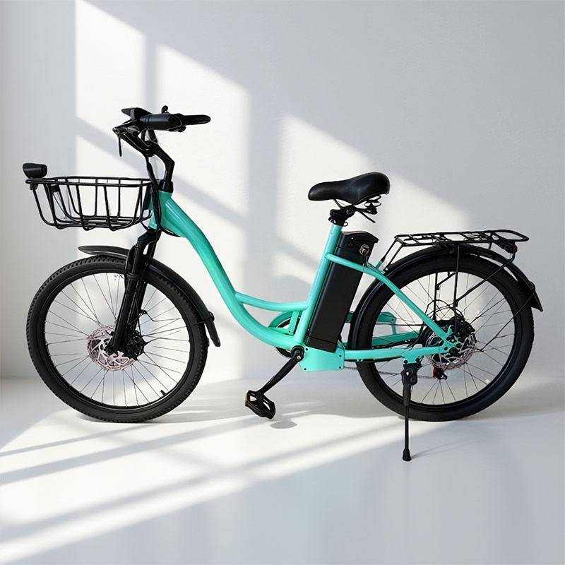 MC011 Light Green - Electric Powered Bicycle