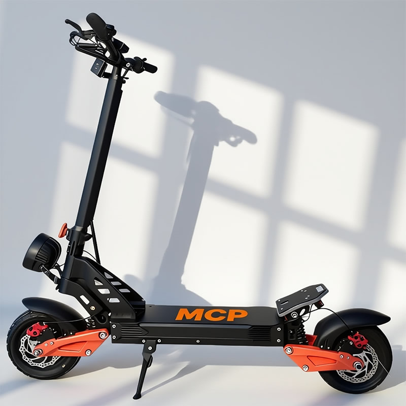 MC003 Orange - Adult Electric Scooter - Off road Edition